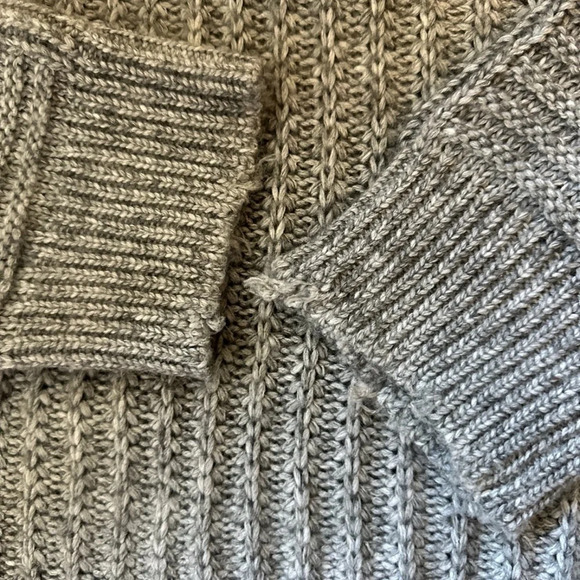 Vintage  Havana Gray Sweater with‎ Pink Stitching - Picture 5 of 6